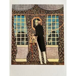 Withered Face, Dorian Gray, Man Who Never Laughed, Art Nouveau, Kay Nielson, Uni